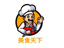 美食天下品牌logo设计