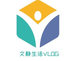文静生活VLOG公司logo设计