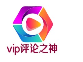 vip评论之神logo标志设计