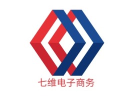 北京七维电子商务公司logo设计