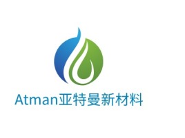 Atman亚特曼新材料企业标志设计