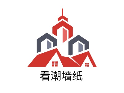 看潮墻紙LOGO設(shè)計(jì)