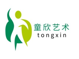 浙江童欣艺术logo标志设计
