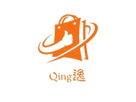 Qing逸店铺标志设计