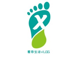 夏导生活VLOGlogo标志设计