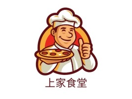 上家食堂品牌logo设计