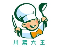 川 菜 大 王店铺logo头像设计