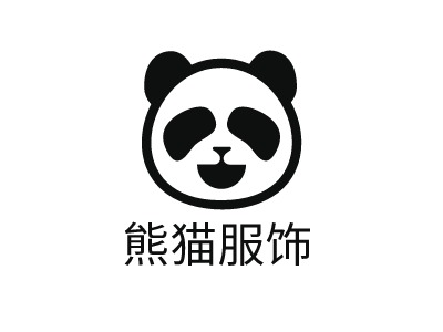熊猫服饰LOGO设计