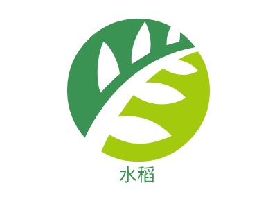 水稻logo设计