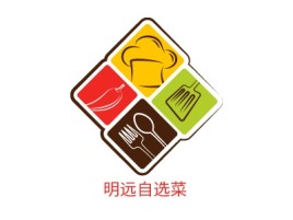 明远自选菜店铺logo头像设计