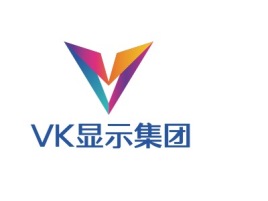 河南VK显示集团公司logo设计