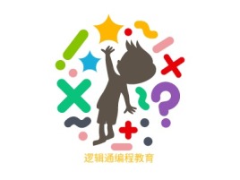 河南逻辑通编程教育logo标志设计