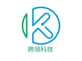 跨领科技公司logo设计