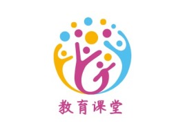 教育课堂logo标志设计