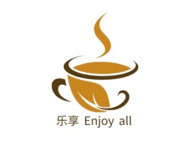 河南乐享 Enjoy all店铺logo头像设计