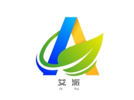 天津艾派logo标志设计