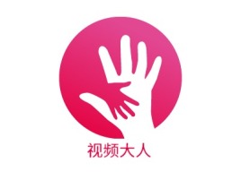 新疆视频大人logo标志设计