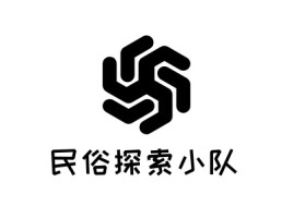 湖北民俗探索小队logo标志设计