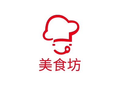 美食坊LOGO设计