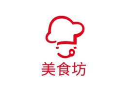 美食坊店铺logo头像设计