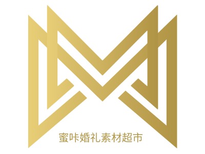 蜜咔婚礼素材超市婚庆门店logo设计