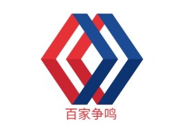 陕西百家争鸣logo标志设计