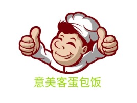 陕西意美客蛋包饭店铺logo头像设计