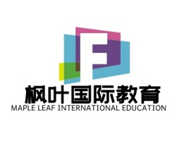 枫叶国际教育logo标志设计
