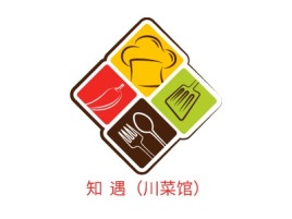  知•遇（川菜馆）店铺logo头像设计