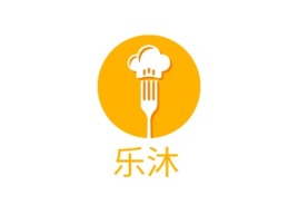 乐沐店铺logo头像设计