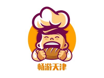 畅游天津店铺logo头像设计