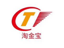 重庆淘金宝公司logo设计