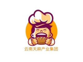 云南天麻产业集团品牌logo设计