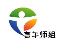 言午师姐logo标志设计