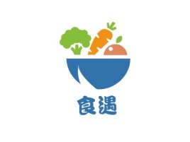河南食遇店铺logo头像设计