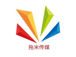 拖米传媒logo标志设计