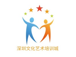 深圳文化艺术培训城logo标志设计