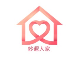 妙遐人家名宿logo设计