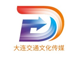 大连交通文化传媒logo标志设计