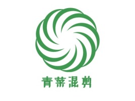 青菜混剪logo标志设计