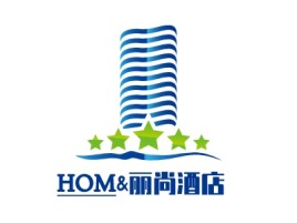 HOM&丽尚酒店名宿logo设计