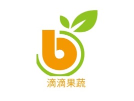滴滴果蔬品牌logo设计