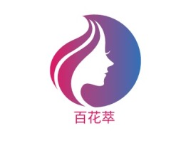百花萃门店logo设计