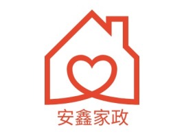 安鑫家政门店logo设计
