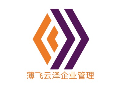 薄飛云澤企業(yè)管理LOGO設(shè)計(jì)