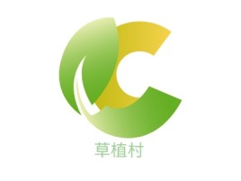 四川草植村公司logo设计