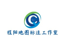 程阳地图标注工作室公司logo设计