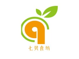 七贝食坊品牌logo设计