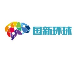 上海国新环球logo标志设计