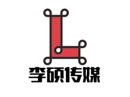 李硕传媒logo标志设计